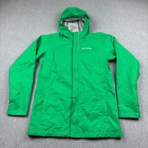 Columbia Jacket Youth Boys Large 14/16 Green Watertight II Raincoat Hooded